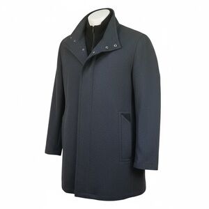 Marc New York Coyle Wool Stand Collar Charcoal Jacket Coat Size XXL